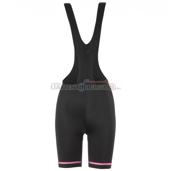 2017 Abbigliamento Ciclismo Donne Etxeondo NEO Manica Corta Nero e Rosa